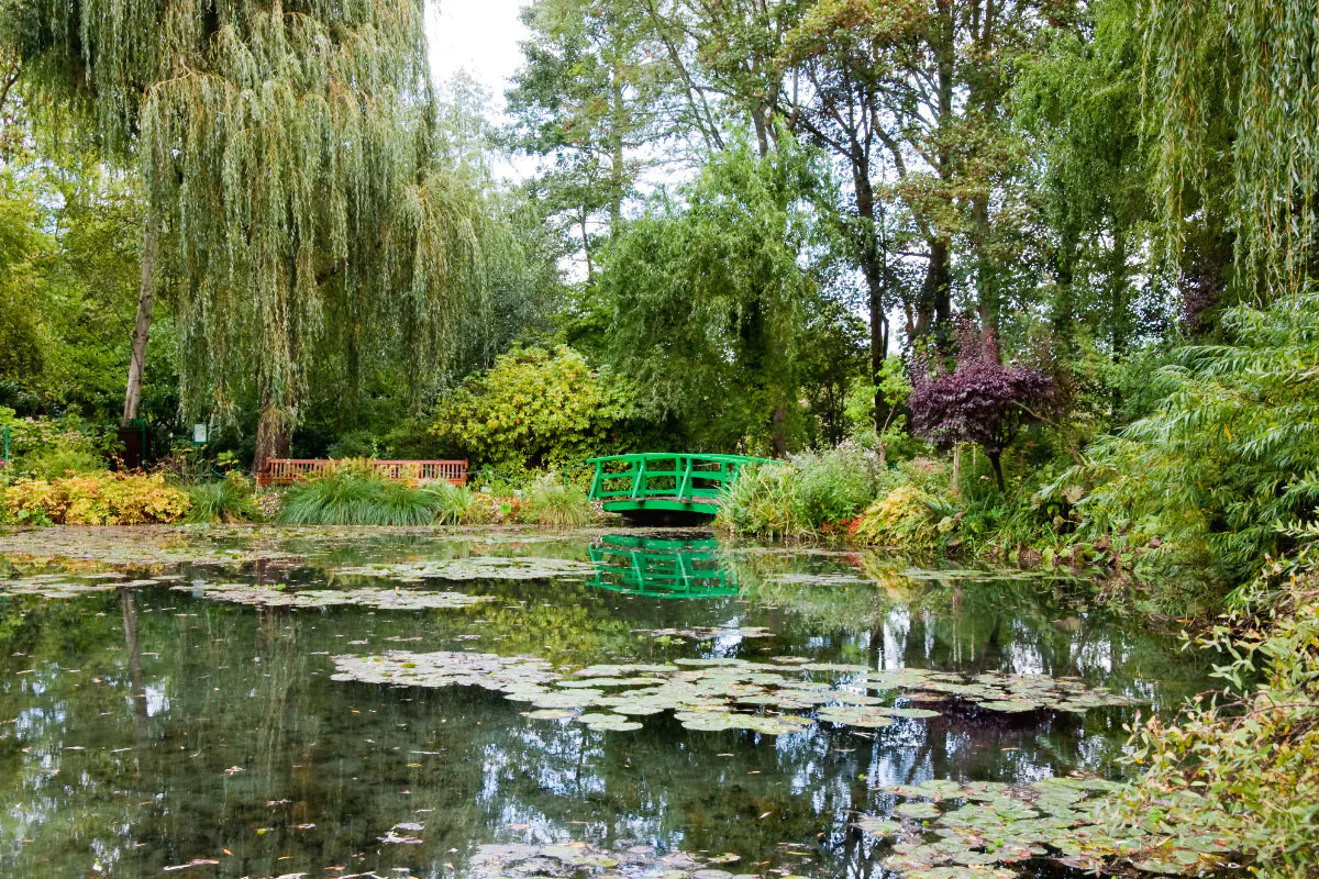 The exterior of Claude Monet’s house in Giverny